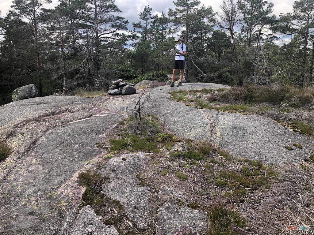 Vi var oppom en topp, som jeg er usikker på hva heter.
