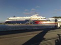 Superspeed venter.... 
Reisen begynner med ferja "SuperSpeed" over til Hirtshals, Danmark.