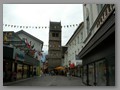 Bahnhofstrasse....   
Den katolske kirken sees i bakgrunnen - am Stadtplatz.
